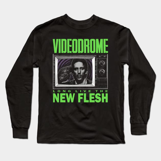 Videodrome Long Sleeve T-Shirt by StayTruePonyboy